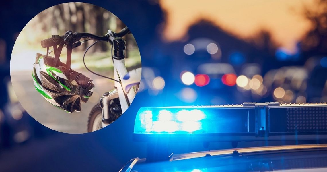 Pijany rowerzysta wymusił pierwszeństwo na radiowozie