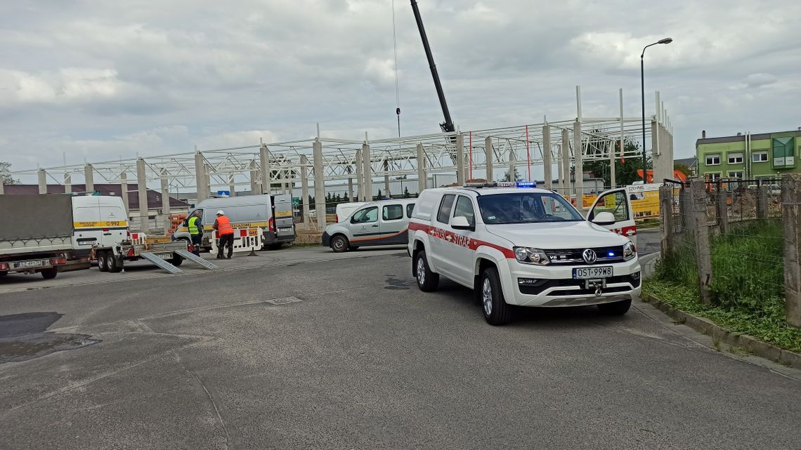 Rozszczelnienie rury z gazem w Strzelcach Rozszczelnienie rury z gazem w Strzelcach