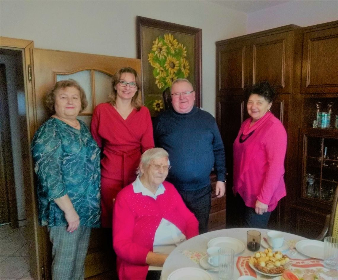 Serdeczności dla mieszkanki Krośnicy. Pani Gertruda skończyła 96 lat