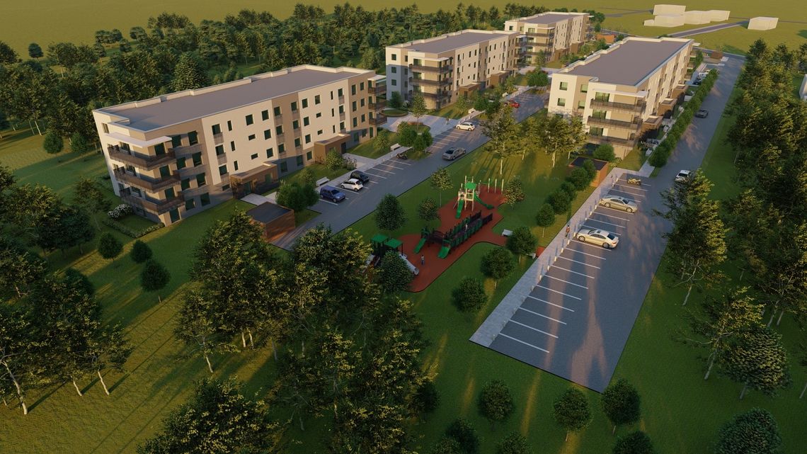 SIM w Ujeździe: Kiedy ruszy budowa bloków?