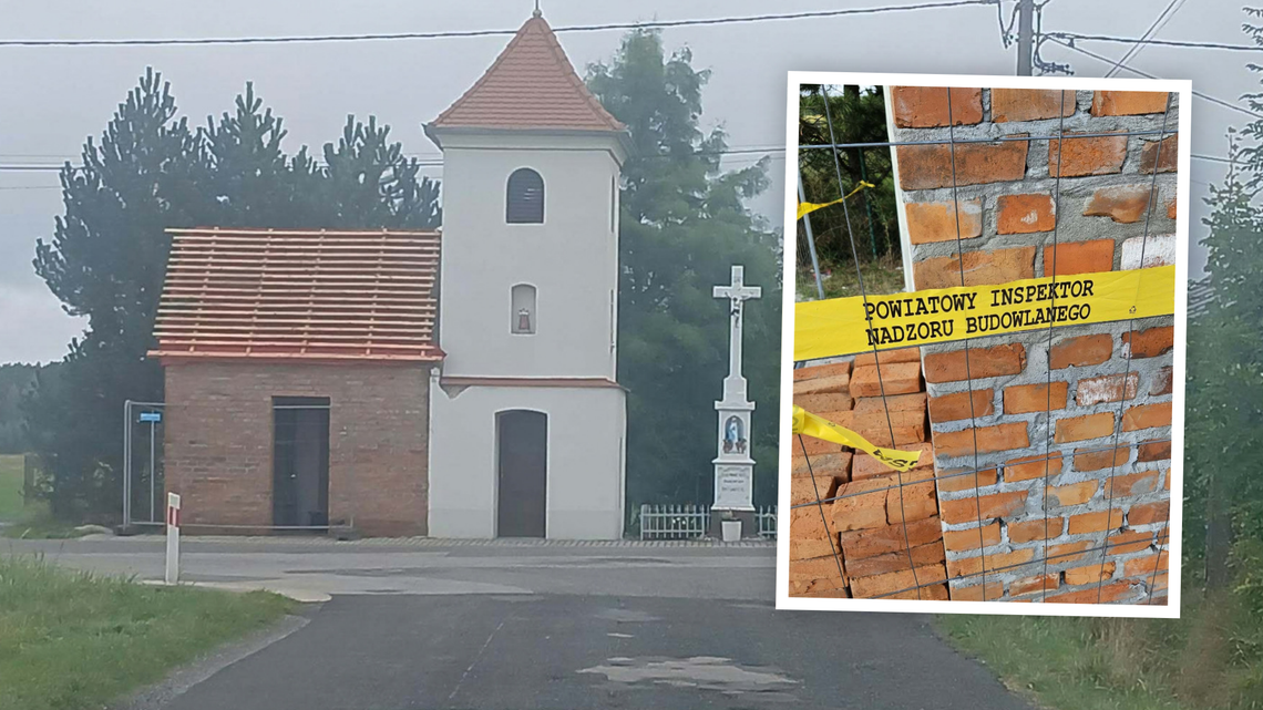 Odbudowali kapliczkę w czynie społecznym. Zatrzymał ich donos i nadzór budowlany Odbudowali kapliczkę w czynie społecznym. Zatrzymał ich donos i nadzór budowlany