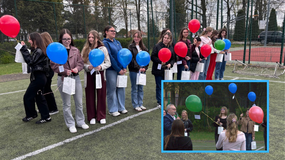 Balon z Zawadzkiego doleciał do Zabrza. To już tradycja maturzystów