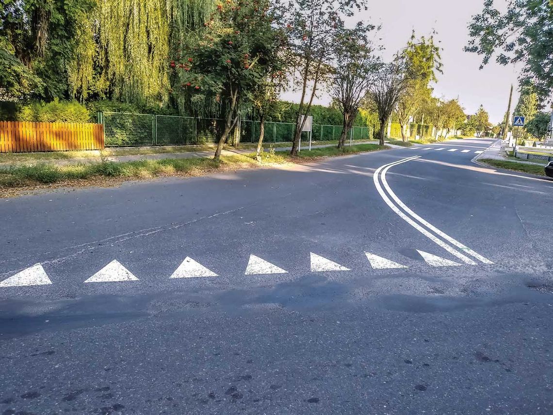 Starostwo namalowało pasy Starostwo namalowało pasy