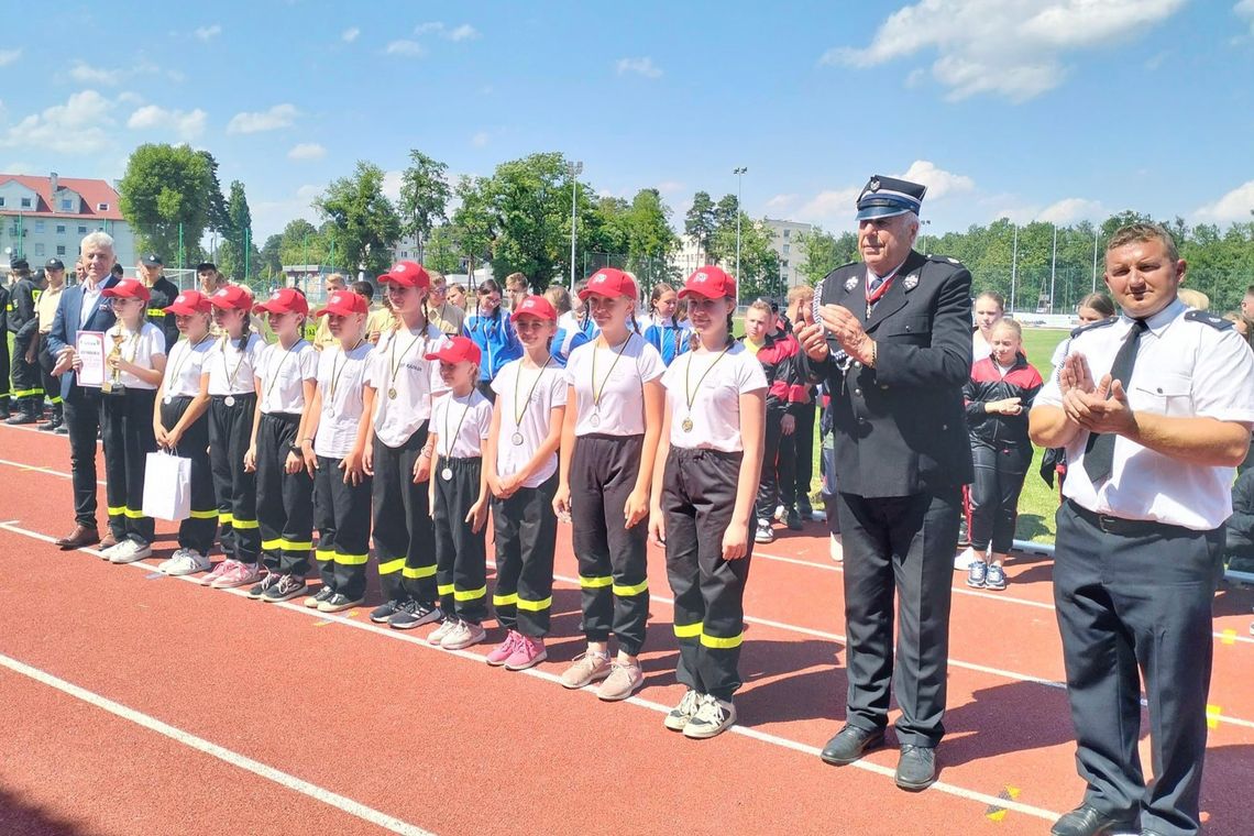 Strażacka rywalizacja na stadionie w Strzelcach Opolskich