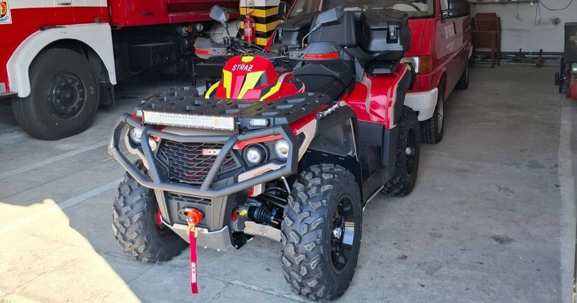 Strażacy z OSP Kielcza mają quada. Sami sfinansowali zakup