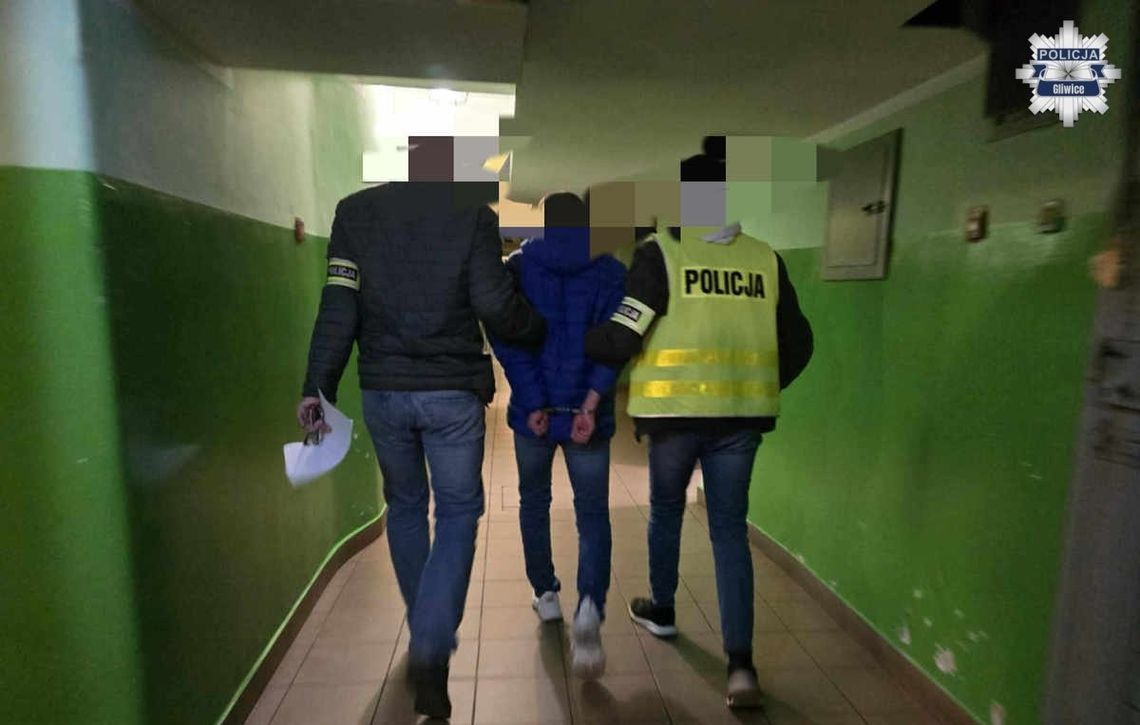 Strzelczanin "zabłysnął" w Gliwicach. Wtargnął do domu i ukradł pieniądze