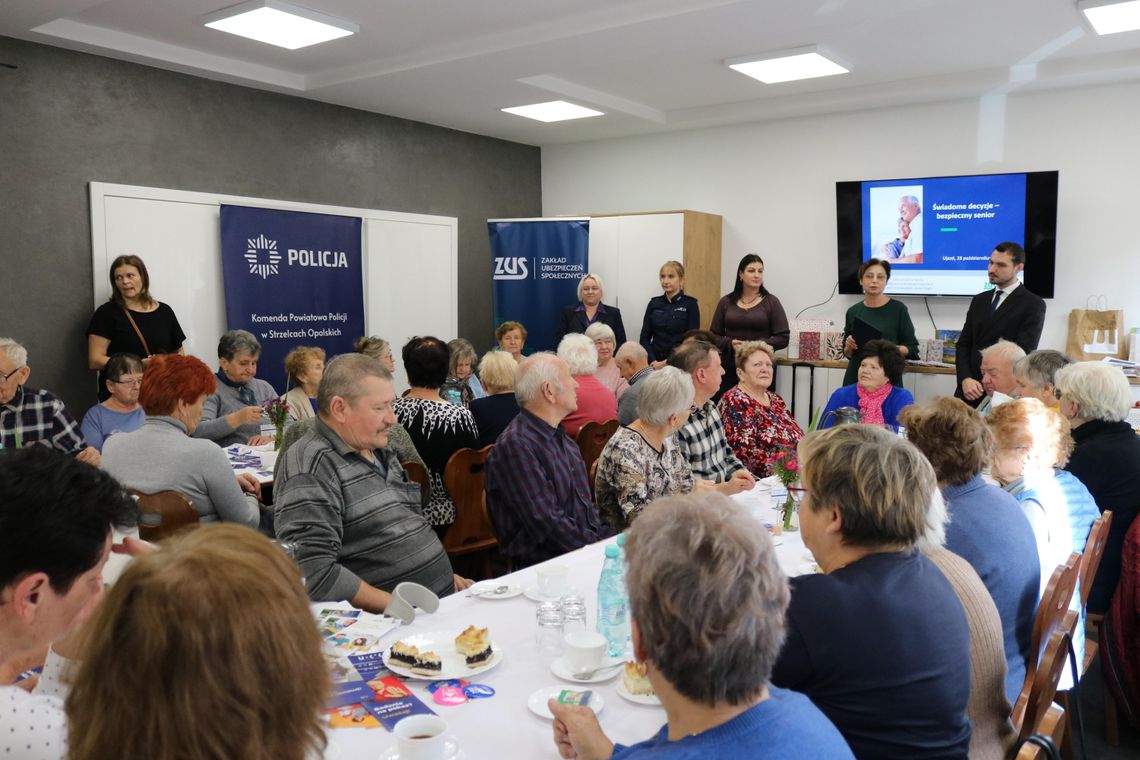Świadome decyzje, bezpieczny senior. Ważne spotkanie w Ujeździe