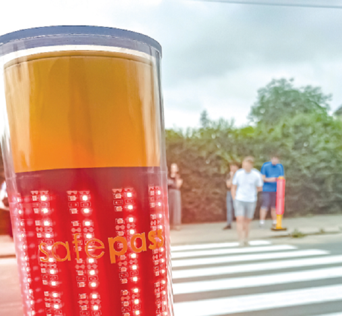 System safepass i dodatkowe oświetlenie na przejściach w Strzelcach Opolskich