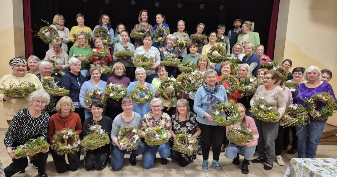 Te warsztaty w Kolonowskiem to już tradycja. Powstały piękne wieńce