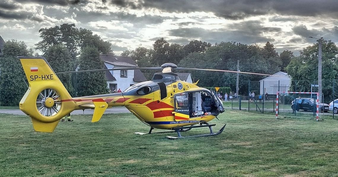 Tragedia w Ujeździe. Mężczyzna spadł z drabiny podczas zrywania owców i zginął