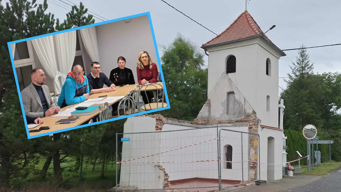 Trudna decyzja mieszkańców Spóroka. Chodziło o zniszczoną kapliczkę