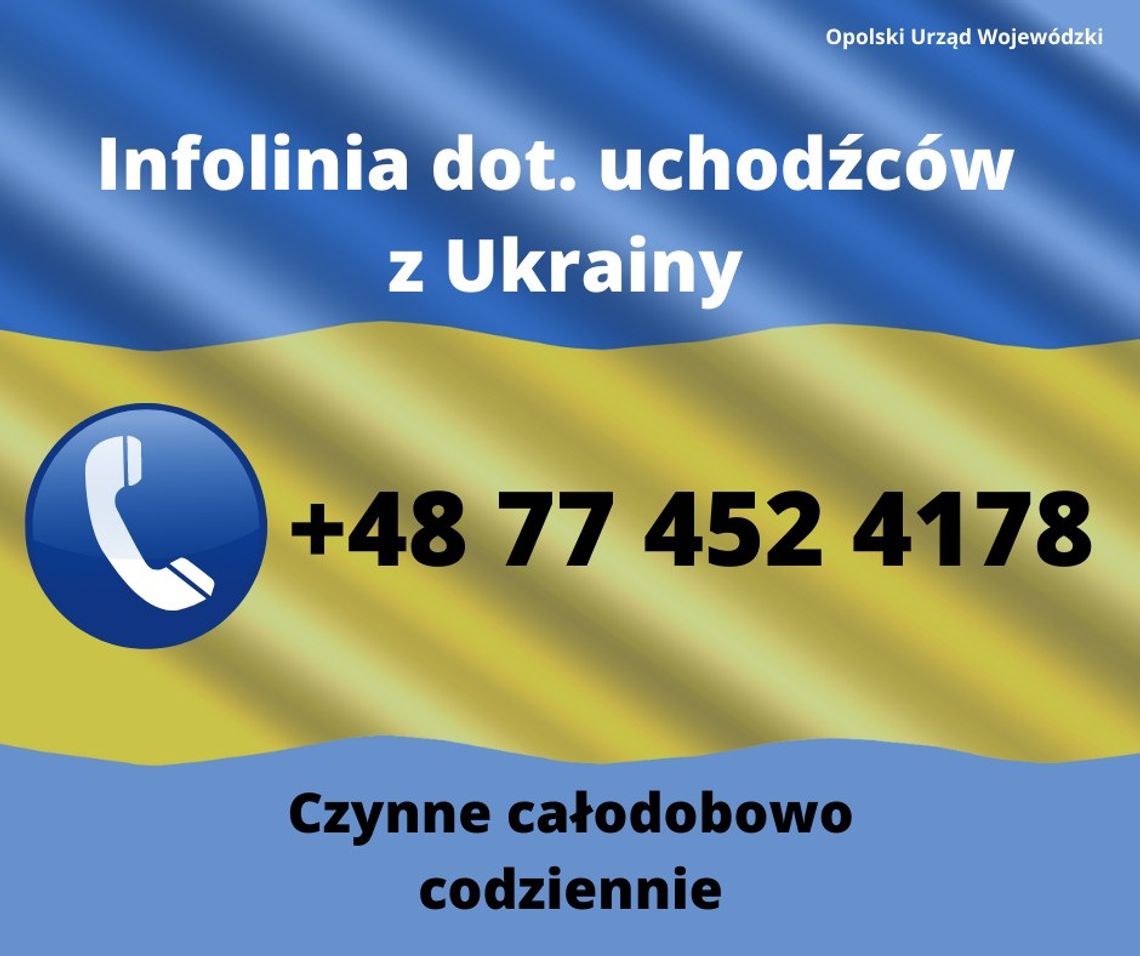 Urząd Wojewódzki w Opolu uruchomił specjalną infolinię