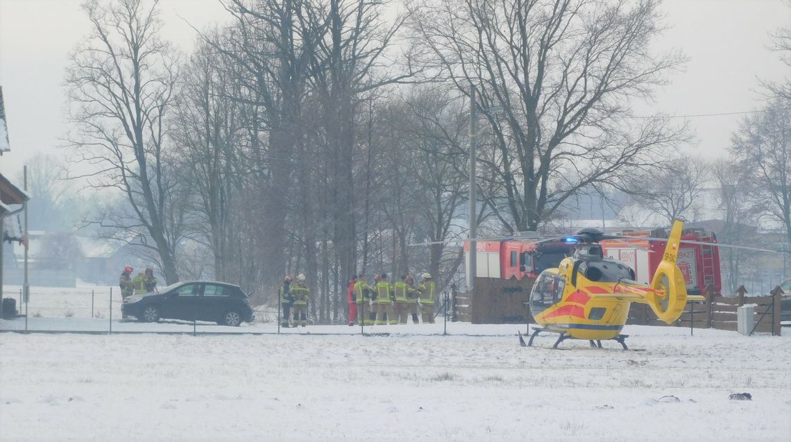 W Kadłubie lądował helikopter. Nie było wolnej karetki