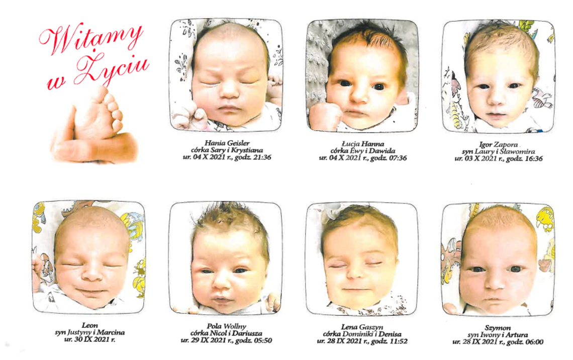 W naszym tygodniku ponownie znajdziecie zdjęcia nowo narodzonych dzieci w strzeleckim szpitalu