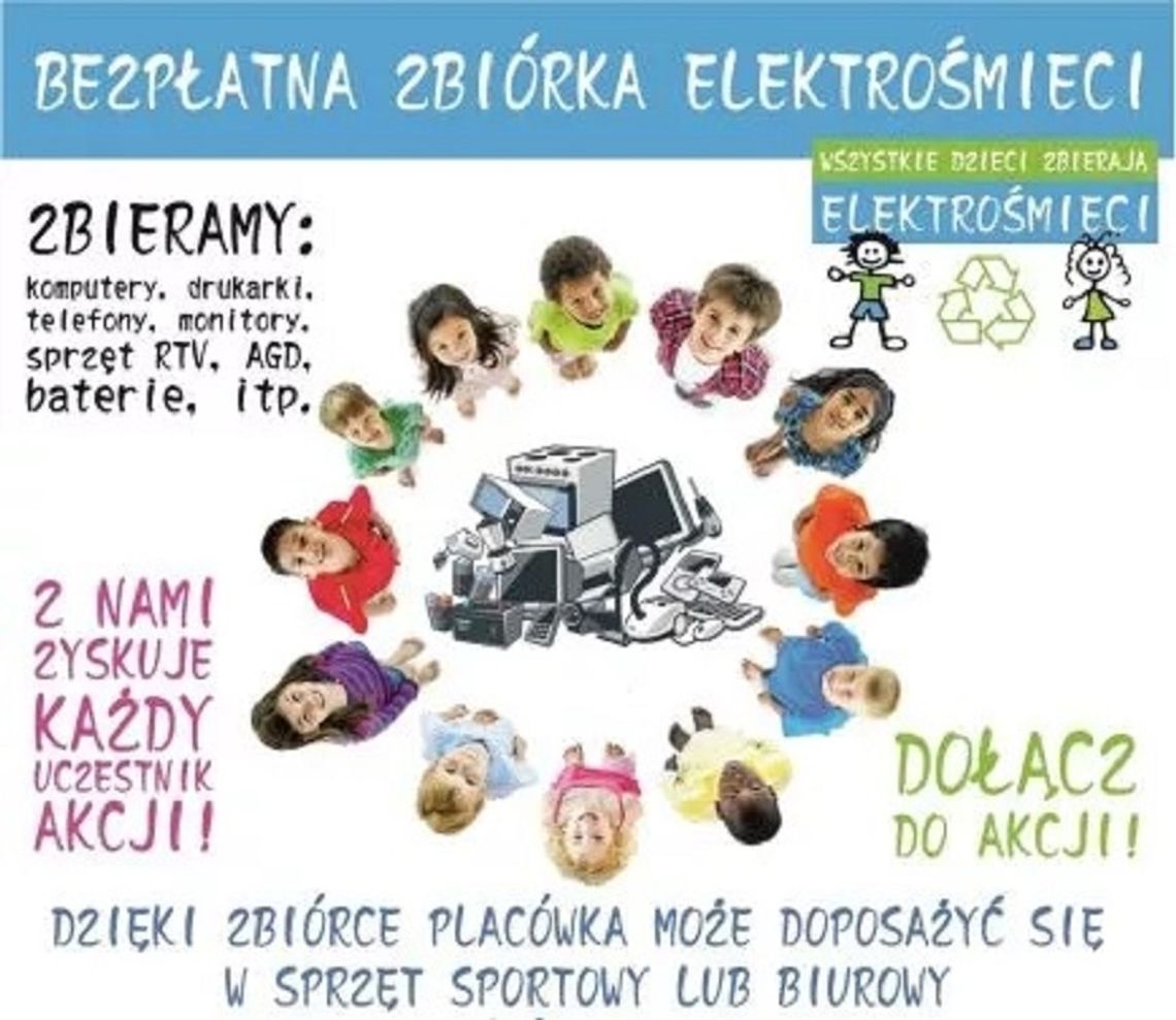 W podstawówce w Izbicku wszystkie dzieci zbierają elektrośmieci 