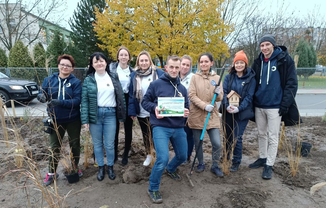 W Strzelcach Opolskich powstał kwietny zakątek. Będzie cieszyć oczy na wiosnę