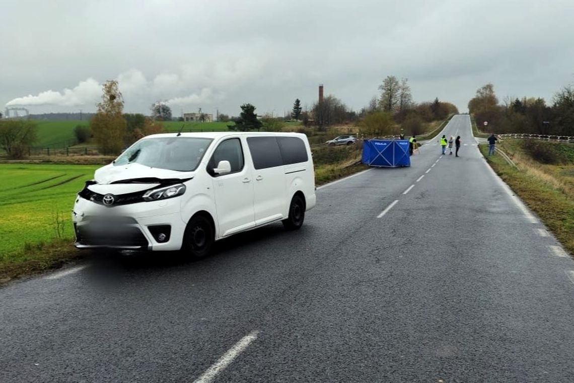 Wypadek śmiertelny na ulicy Cementowej w Strzelcach Opolskich. Nie żyje pieszy