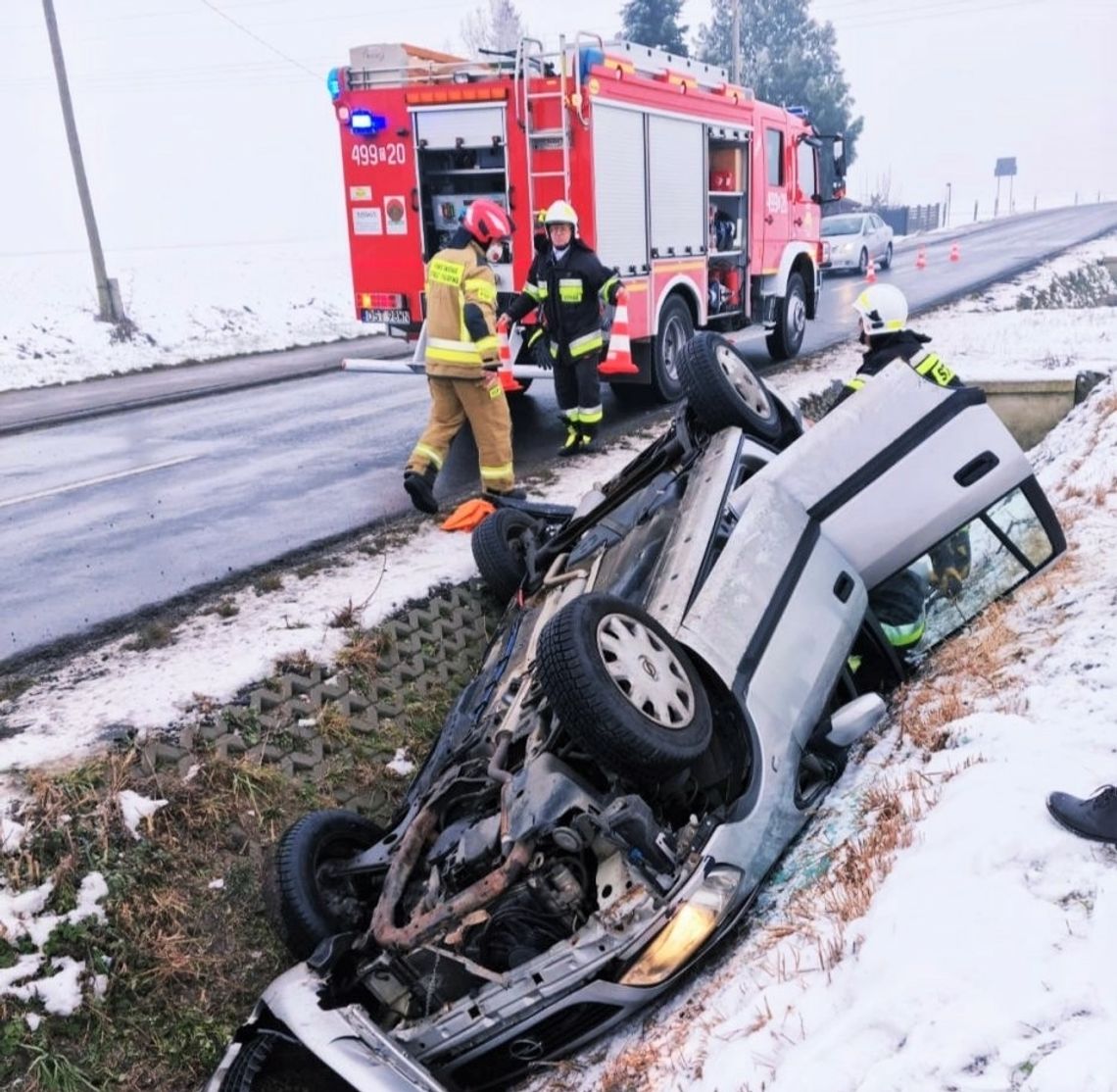 Wypadek za wypadkiem. Niespokojny weekend w powiecie strzeleckim Wypadek za wypadkiem. Niespokojny weekend w powiecie strzeleckim