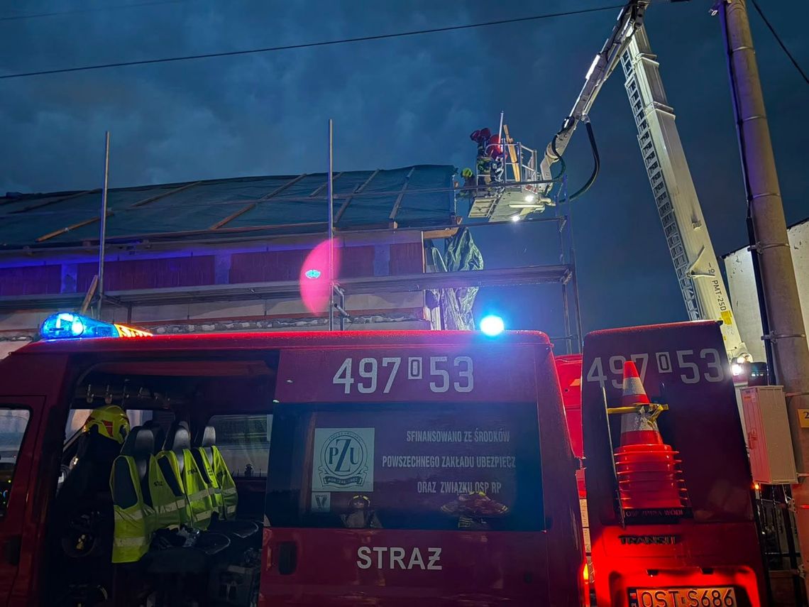 Burza nad powiatem strzeleckim. Interwencja strażaków w Balcarzowicach