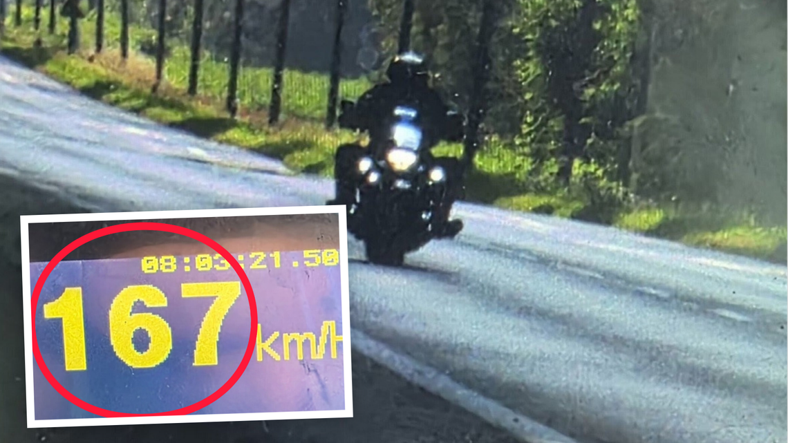 167 km/h na liczniku. Motocyklista stracił prawo jazdy i otrzymał wysoki mandat 167 km/h na liczniku. Motocyklista stracił prawo jazdy i otrzymał wysoki mandat