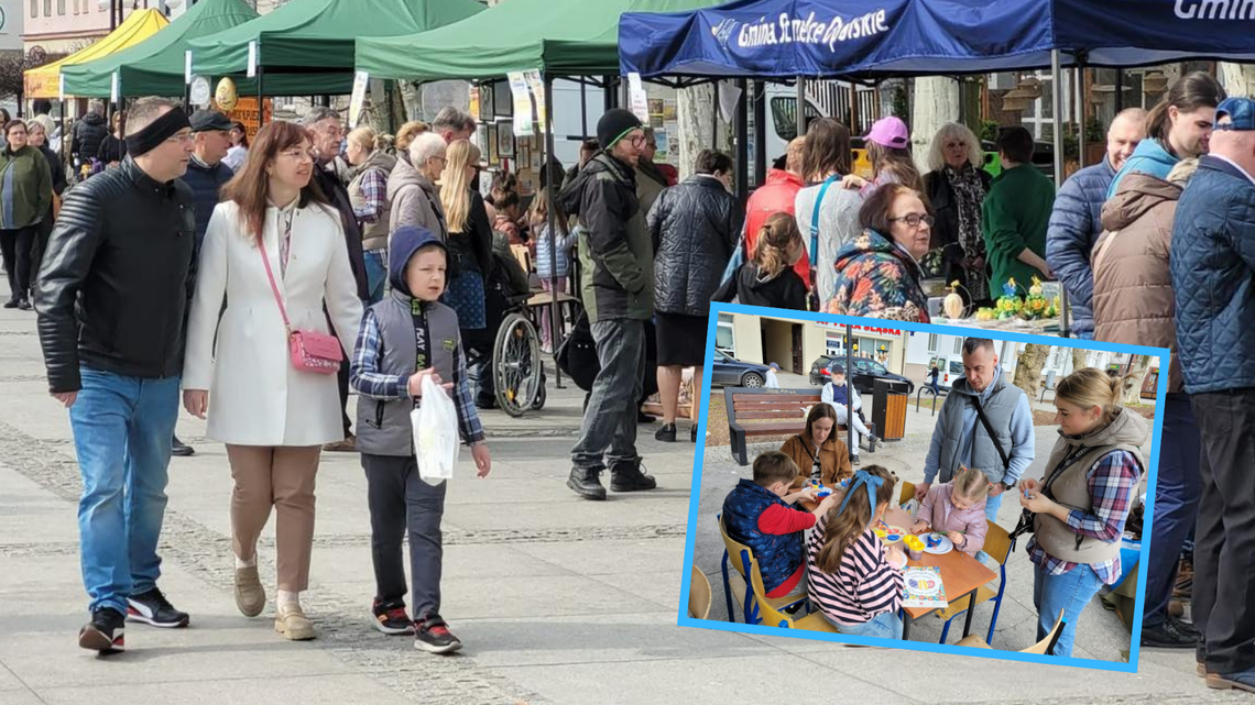 Jarmark Wielkanoncy w Strzelcach Opolskich. Mieszkańcy korzystali