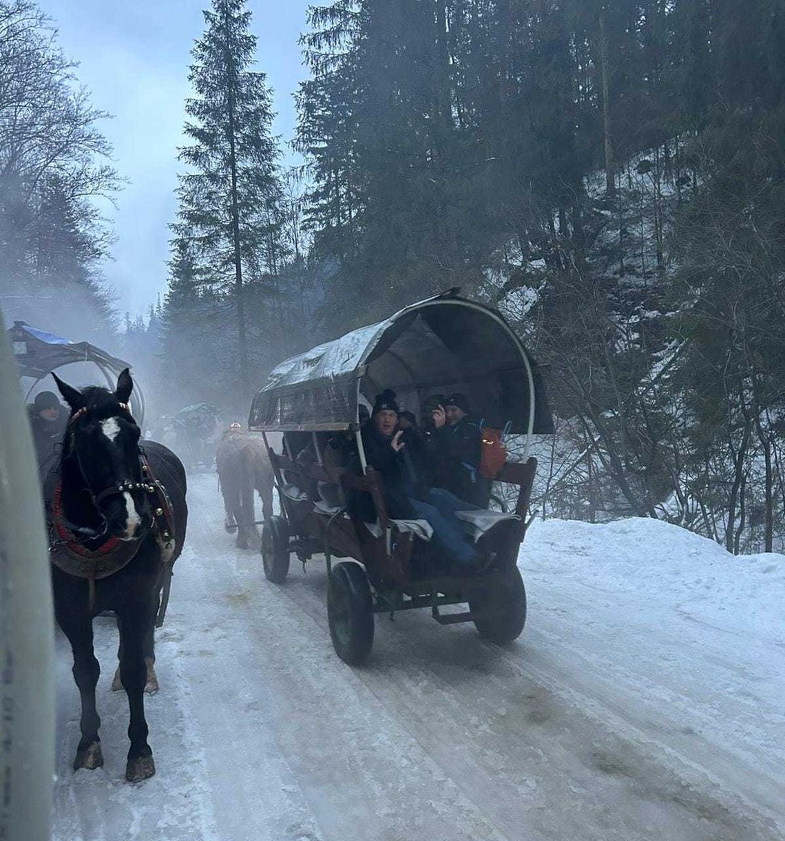 Z kopyta kulig rwie. Mieszkańcy długo będą wspominać ten wyjazd