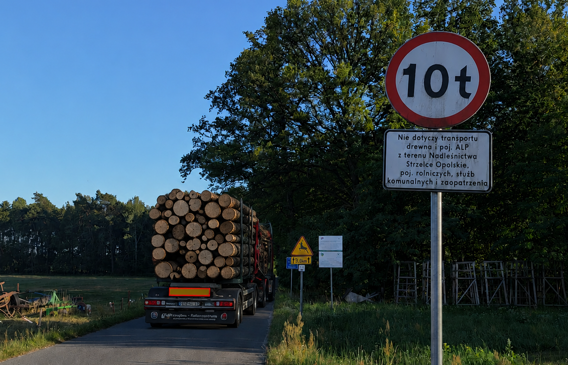 Zakaz jest, ale ciężarówki mają go za nic. "Rozjeżdżają nam wieś"