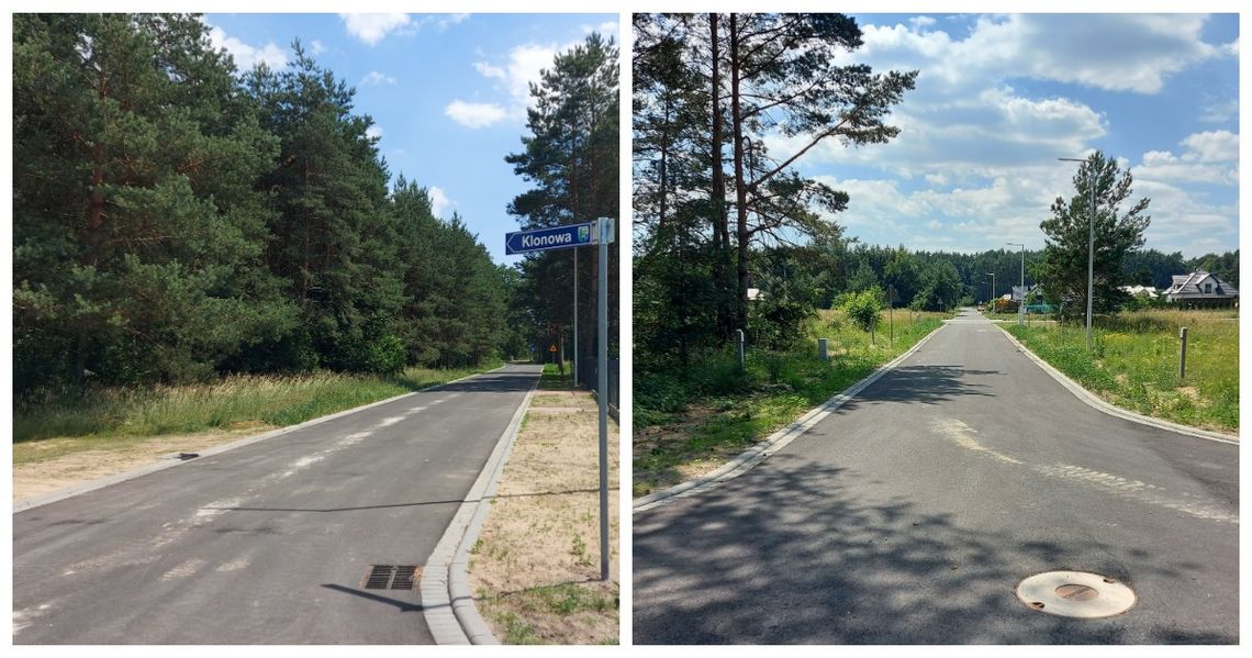 Zakończono budowę ulic Kasztanowej  i Klonowej w Jemielnicy