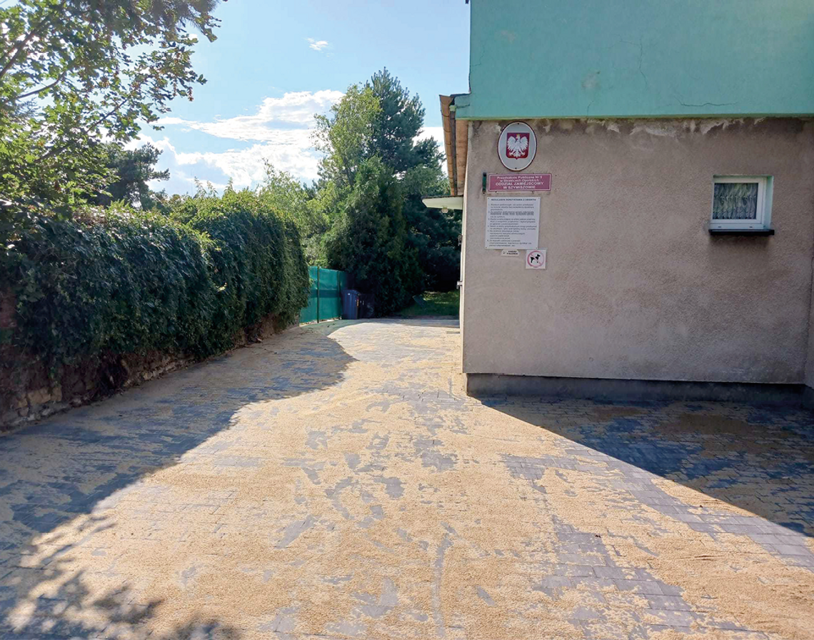 Zakończył się remont wjazdu do przedszkola w Szymiszowie-Osiedlu
