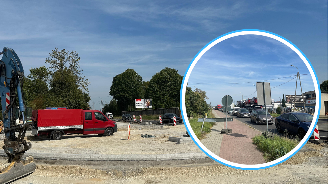 Budowa ronda w Strzelcach Opolskich. Termin zamknięcia drogi przesunięty Budowa ronda w Strzelcach Opolskich. Termin zamknięcia drogi przesunięty