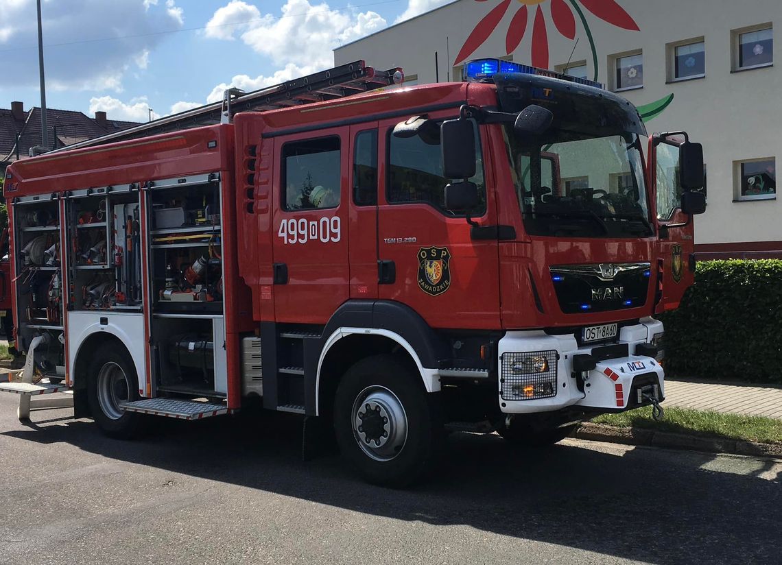 Zapach spalenizny w żłobku w Zawadzkiem. Na miejsce przyjechali strażacy
