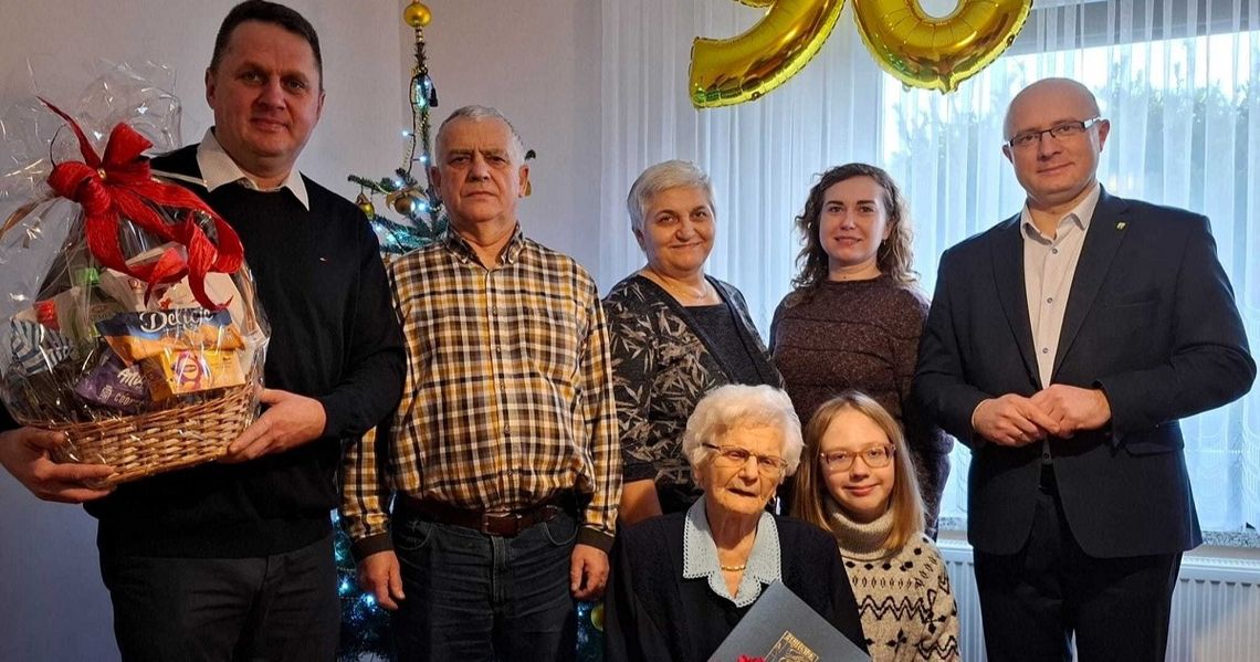 Życzymy dużo zdrowia. Pani Genowefa z Barutu skończyła 96 lat