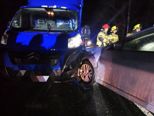 Wypadek na trasie Strzelce Opolskie - Zawadzkie Wypadek na trasie Strzelce Opolskie - Zawadzkie