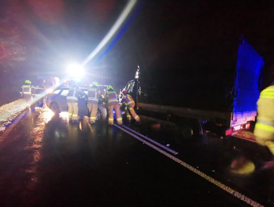 Wypadek na trasie Strzelce Opolskie - Zawadzkie Wypadek na trasie Strzelce Opolskie - Zawadzkie