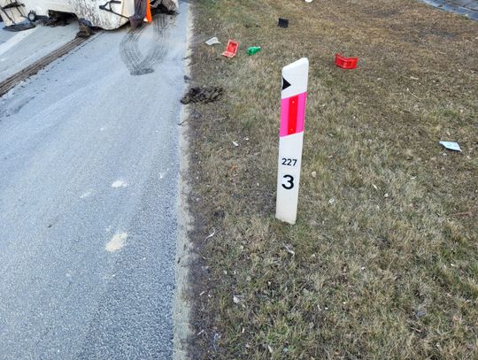 Wypadek na autostradzie A4. Zderzenie dwóch tirów