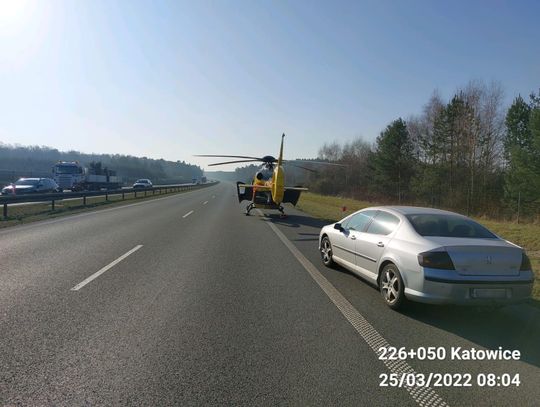 Wypadki na autostradzie A4. Dwa zderzenia busów z tirami. Jeden z kierowców walczy o życie, wzywano śmigłowiec LPR