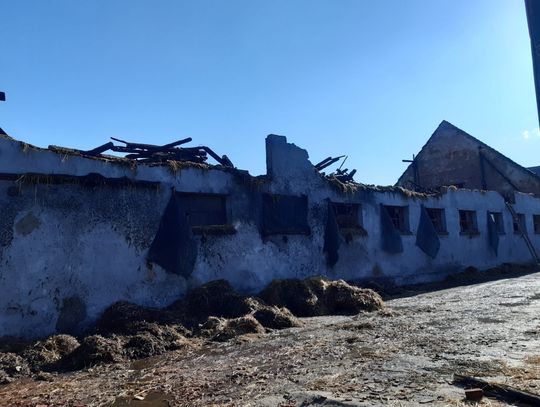 Pożar w Warmątowicach. Rodzina straciła główne źródło dochodu