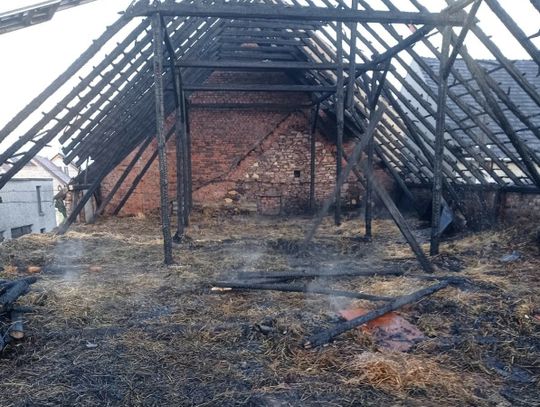 Pożar w Warmątowicach. Rodzina straciła główne źródło dochodu