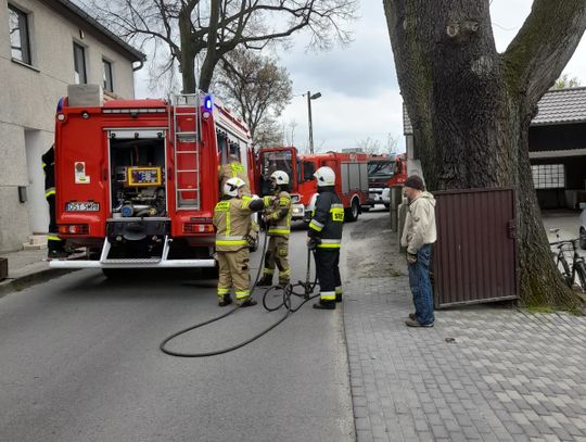 Akcja strażaków w Kadłubie. Dostali wezwanie do pożaru piwnicy