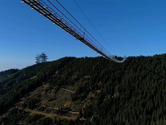 Sky Bridge - najdłuższy most wiszący na świecie ma być otwarty w połowie maja