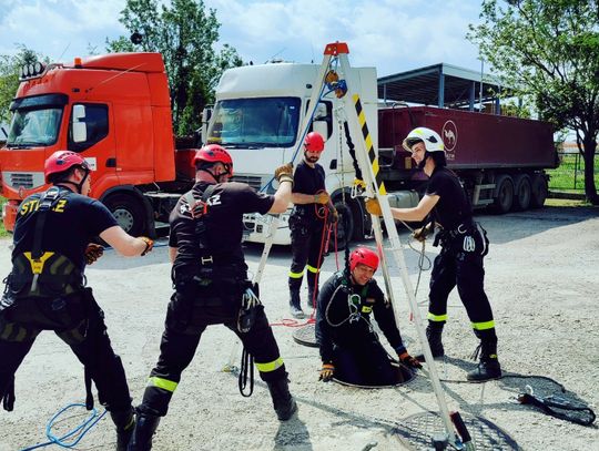 Szkolenie strażaków z Kolonowskiego i Staniszcz Wielkich
