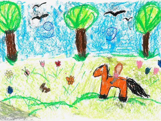 Julia Drzymała, lat 9, Strzelce Op. Julia Drzymała, lat 9, Strzelce Op.