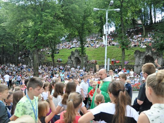 Pielgrzymka dzieci na Górę św. Anny