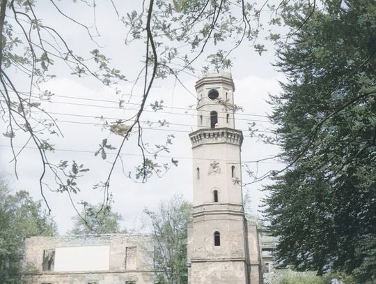 Strzelce Opolskie 50 lat temu - park i ruiny zamku