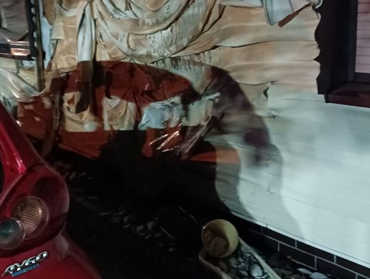 Pożar samochodu w Grodzisku