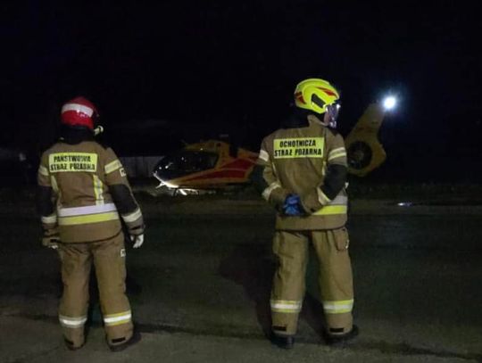 Wybuch przy stacji paliw w Leśnicy