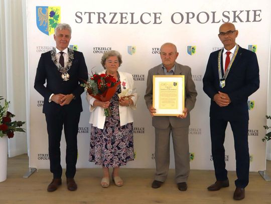 Stanisława i Czesław Wojdyłowie ze Strzelec Opolskich