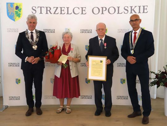 Krystyna i Marian Timoszukowie ze Strzelec Opolskich